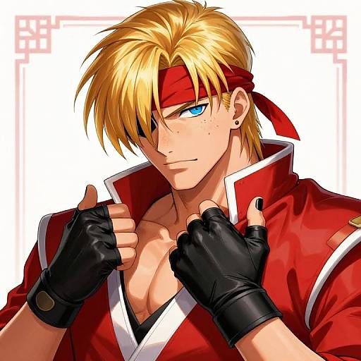 Ash Crimson Digital Anime Illustration