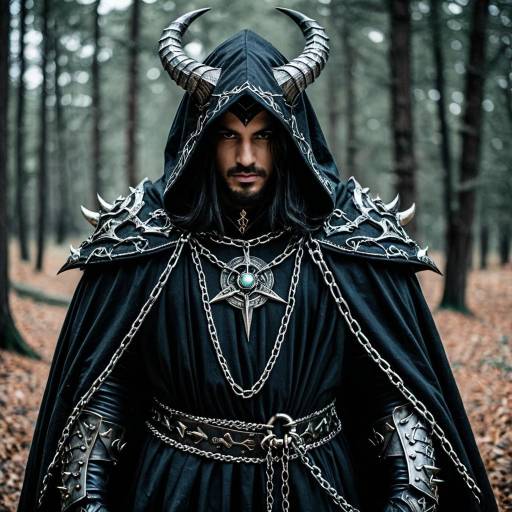 Dark Fantasy Mage Cosplay Costume Design