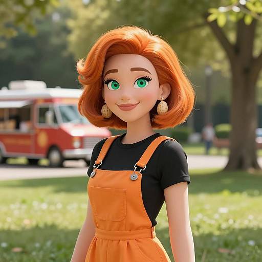 Realistic Lucy Peanuts Costume in Park