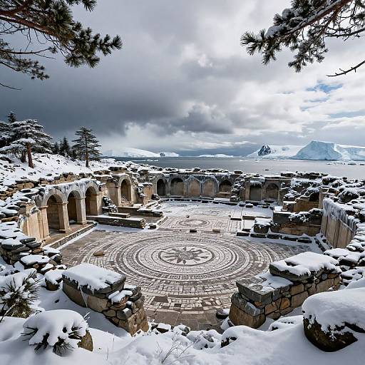 Ancient Antarctic Ice-Covered Ruins