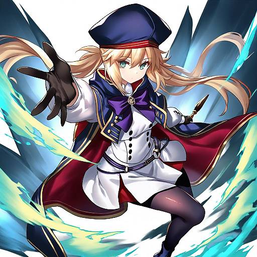 Illustration of Artoria caster (second ascension) (fate), fate/grand order in the style of Kaorihero