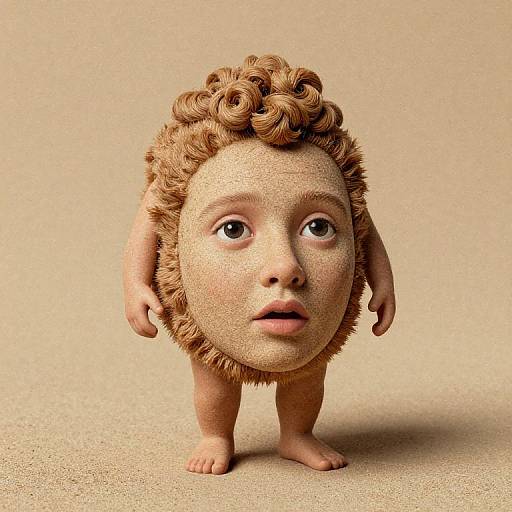 Surreal Grainy Cantinflas Portrait