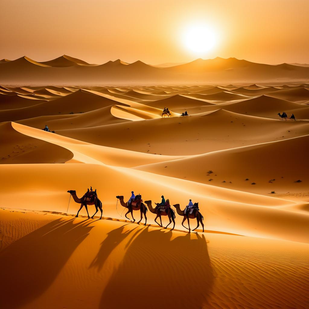 Stunning Sahara Desert Landscape Photography