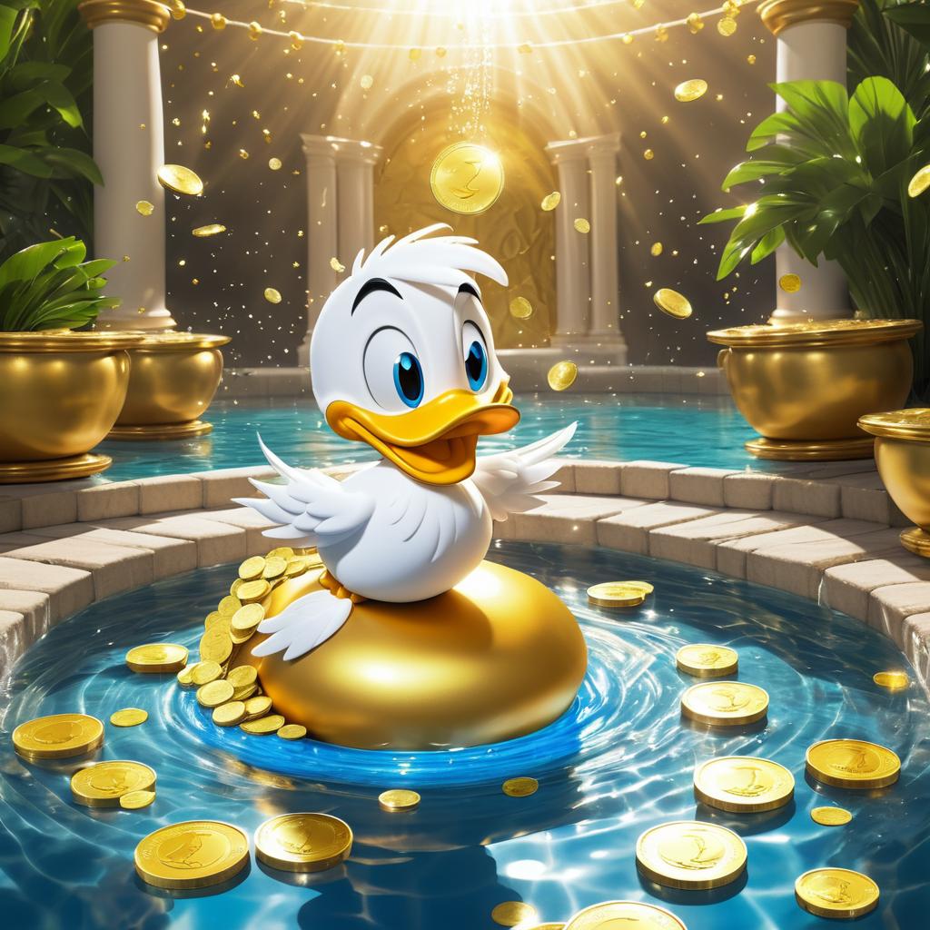 Scrooge McDuck's Joyful Gold Coin Dive