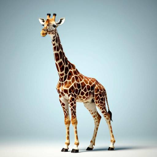 3D Animated Happy Giraffe