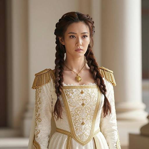 Elegant Historical Fantasy Costume Portrait