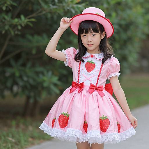 Strawberry Shortcake Girl Costume