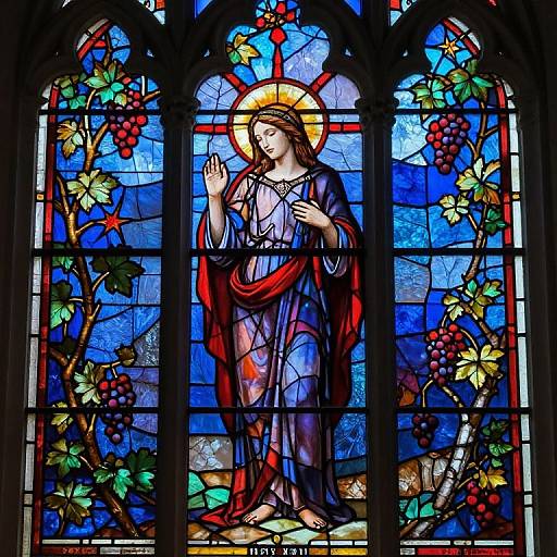 Ethereal Stained Glass Symphony