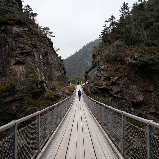Whispering Poem Bridge Over Mountains