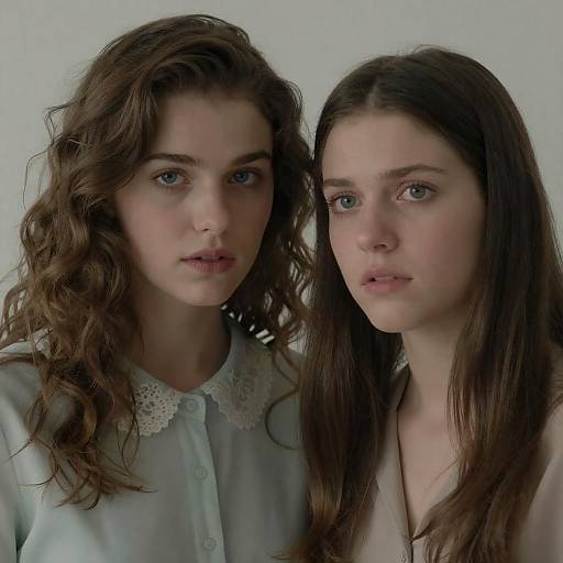 Portrait of Two Close Young Women