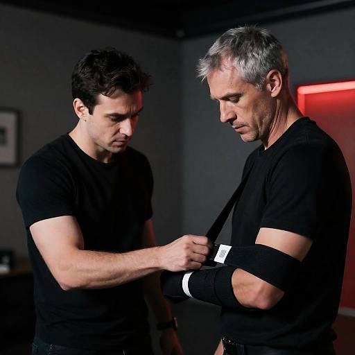 Intense Encounter in a Dim Room