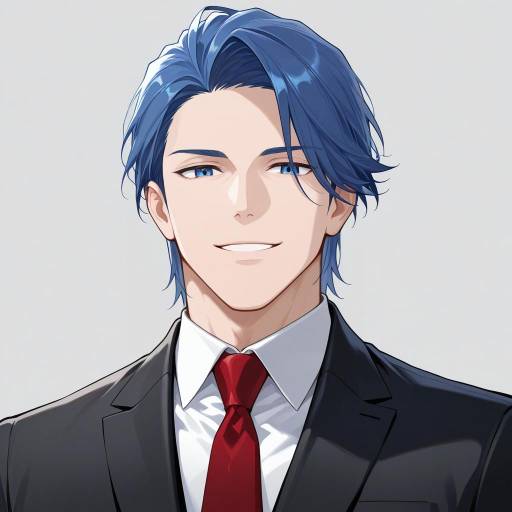 Wise Gentleman in Formal Attire Wise Gentleman in Formal Attire