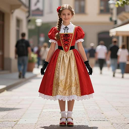 Photorealistic Annabelle Dress Costume Portrait
