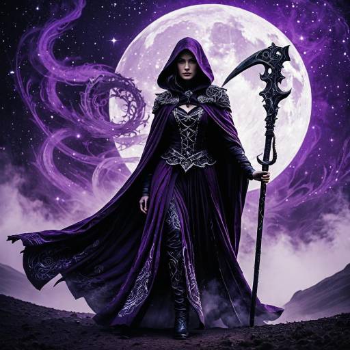 Ethereal Rider in Violet Ink