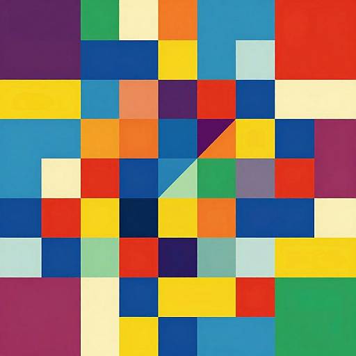 Neo-Plasticism Abstract Geometric Composition