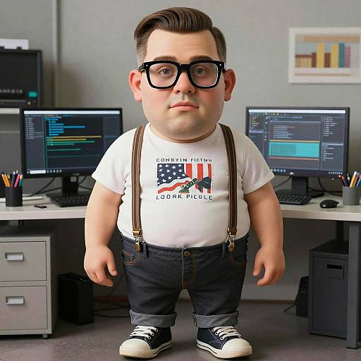 Photorealistic Portrait of Meticulous Tester