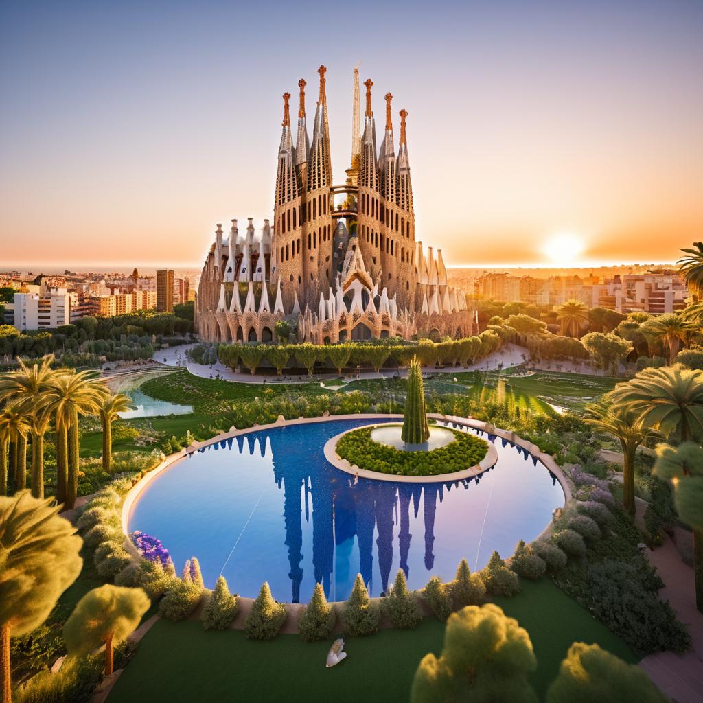 Hyperrealistic Sagrada Familia Reimagined