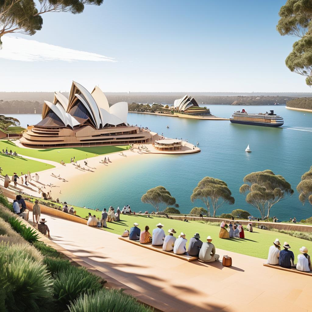 Serene Sydney Opera House in History