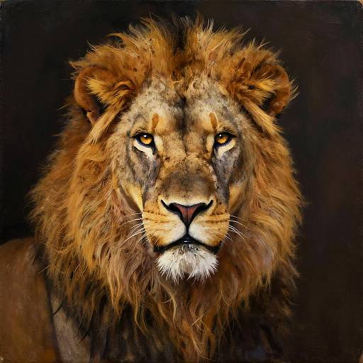 Frida Kahlo-Style Lion and Goonies Monster