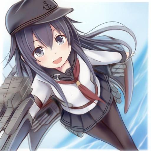 Illustration of Akatsuki kai ni (kancolle), kantai collection in the style of Nannacy7