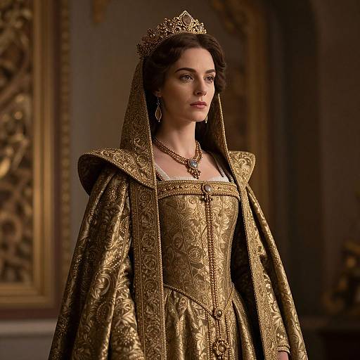 Noblewoman in Medieval Splendor