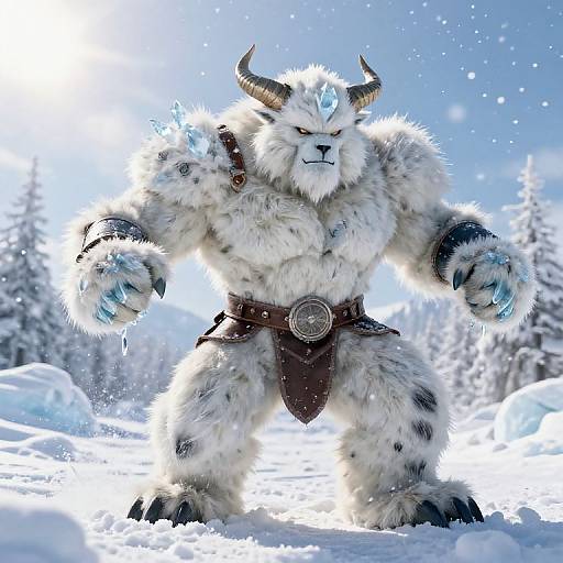 Heroic Vintage Car Fur Monster