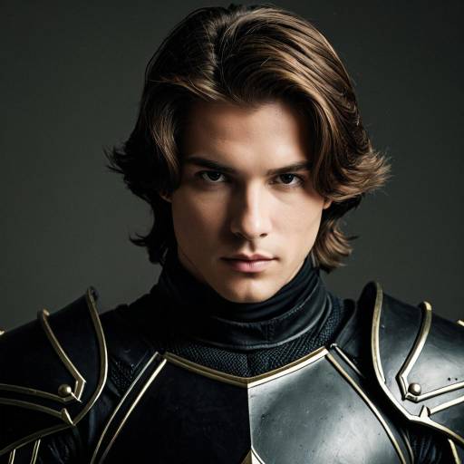 Mysterious Rogue in Black Armor