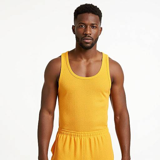 Dark-Skinned Male in Sun Costume