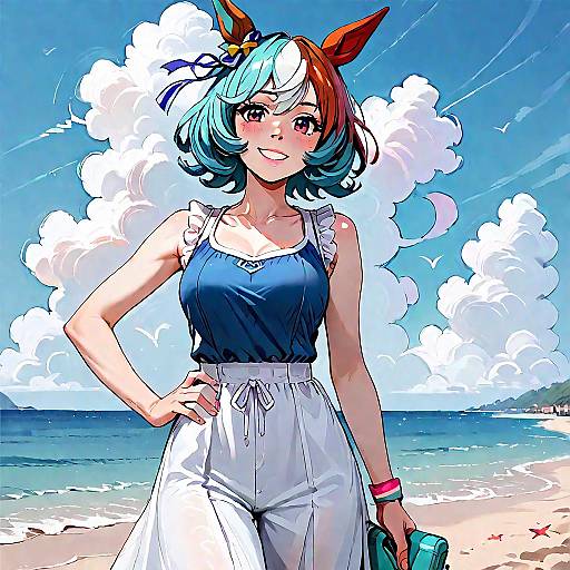 Tokai Teio Beach Swimsuit Summer Smile