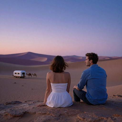 Romantic Desert Sunset Photography