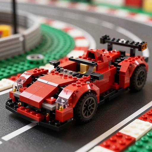 Photorealistic Type R Lego Race Car