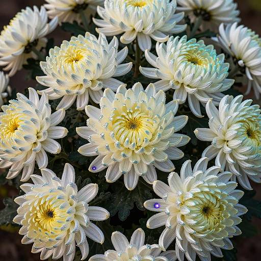 Nebula Chrysanthemums: Lanterns of Starlight
