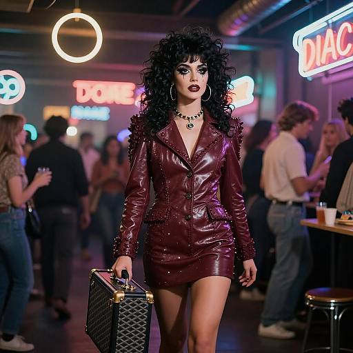 Neon Rock Queen in Vintage Analog