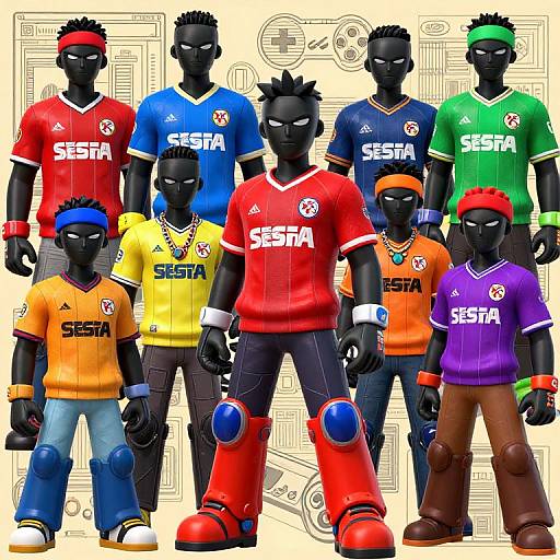 2000s Mecha Urban Anime Collage