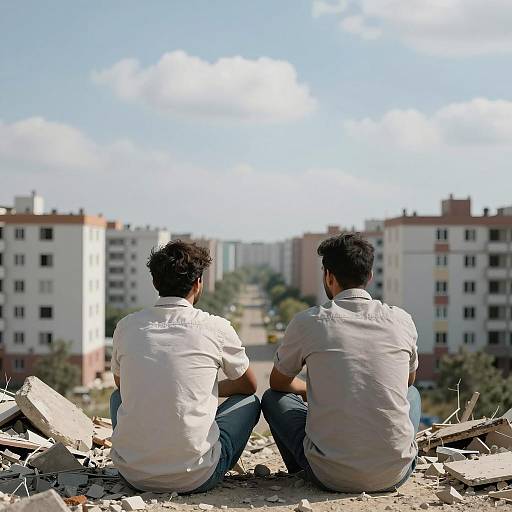 Reflections Amid Urban Ruins