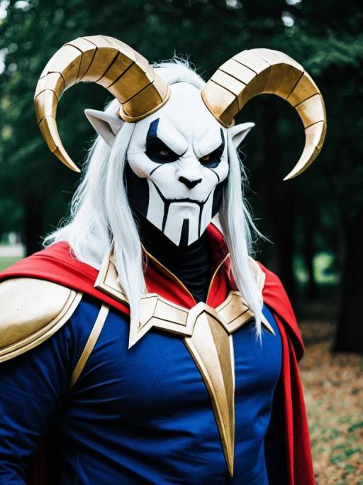 Realistic Asgore Dreemurr Cosplay Photo