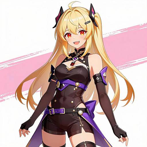 Blonde Anime Virtual YouTuber