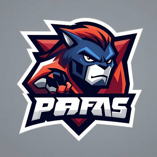 Aggressive Futuristic Sports Mascot Logo