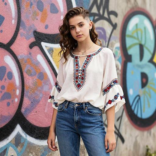 Teen Girl High Fade Boho Style