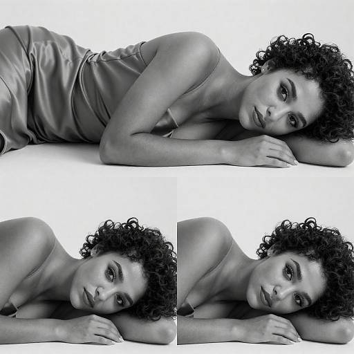 Elegant Black and White Portrait Photography