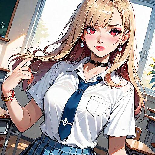 Dynamic Classroom Portrait of Marin Kitagawa