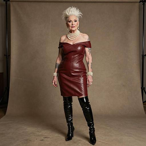 Sepia Documentary: Elderly Punk Matriarch