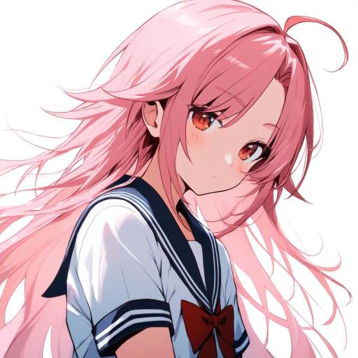 Stylish Male Character in School Uniform