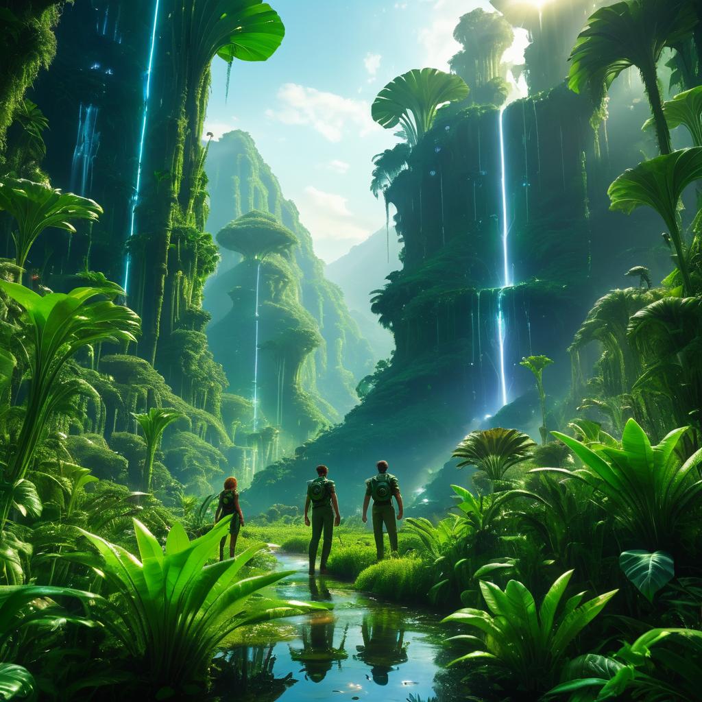 Futuristic Botanists in a Mutant Paradise