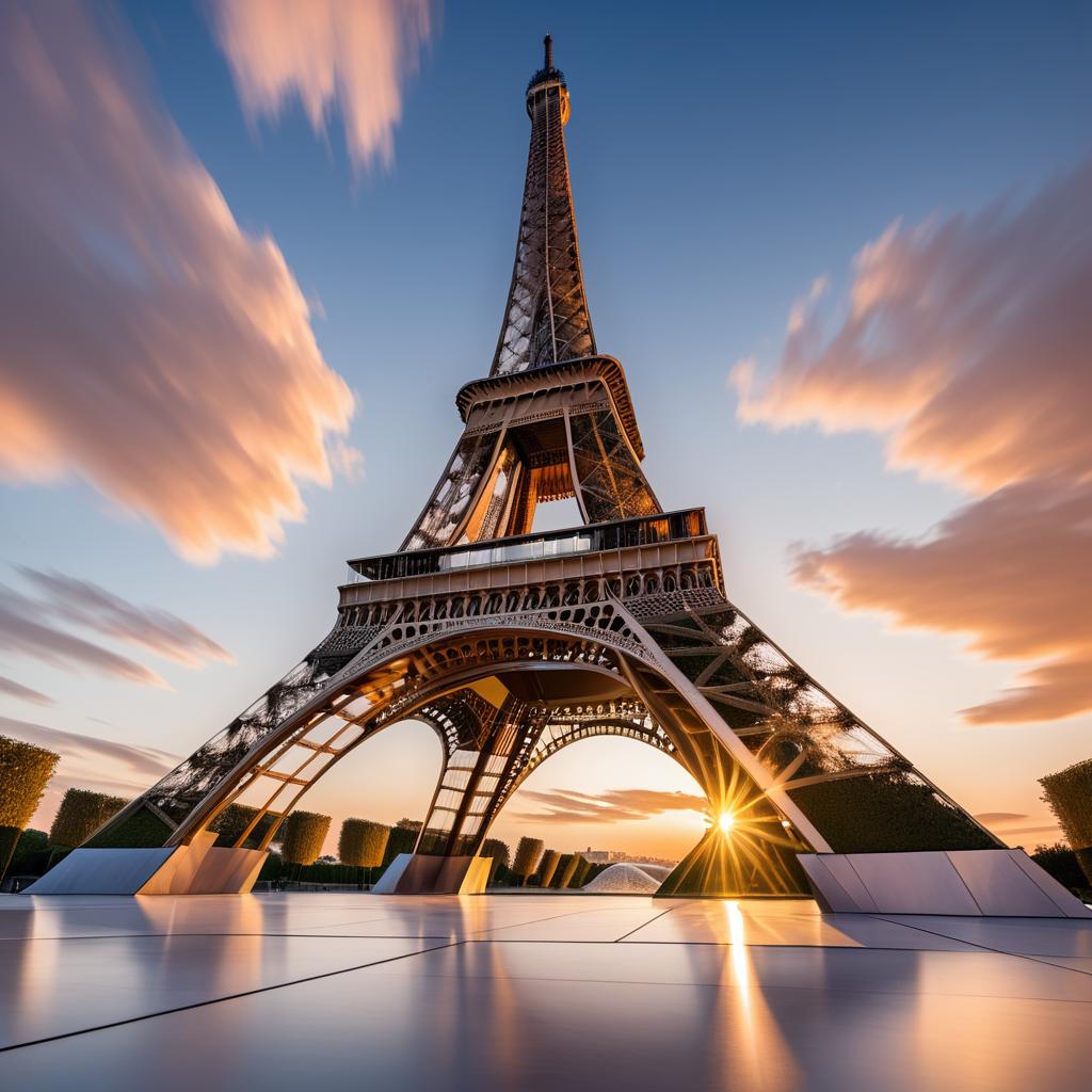 Dramatic Eiffel Tower Reimagined in UHD