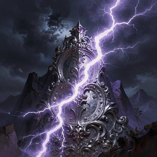 Arcane Lightning on Stormy Peak