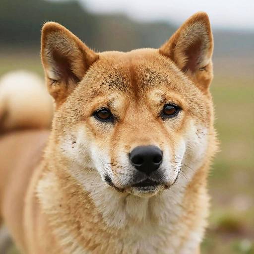 Ohtani Dog Close-Up Portrait