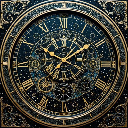 Intricate Mechanical Clock Art