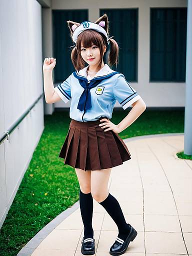 Cosplay photo of mutsuki (azur lane). Costume clothes