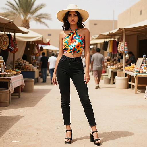 Desert Oasis Fashion Portrait